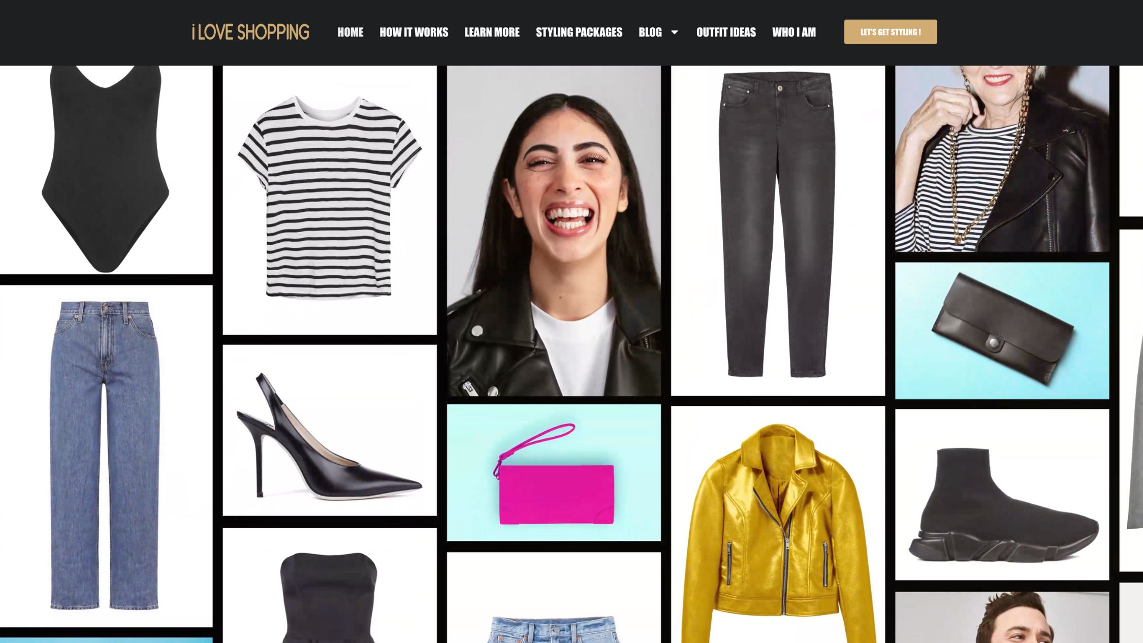 Realizzazione_sito_I_love_shopping E-commerce di moda e accessori, con focus su stile e convenienza.