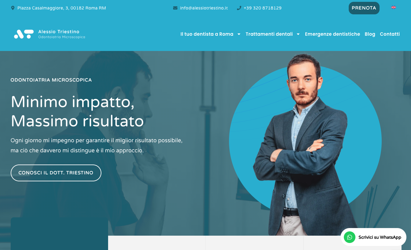 Screenshot 2026-07-27 alle 12.57.00 case study alessio triestino - monitoraggio e risultati